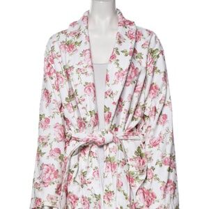LoveShackFancy Floral Print Robe S/M